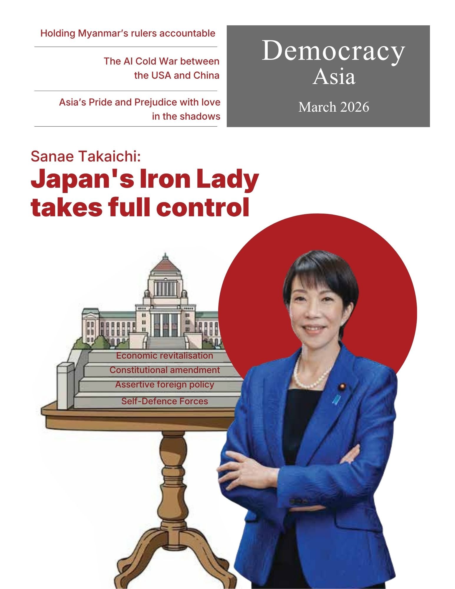 Japan's Iron Lady takes full control
