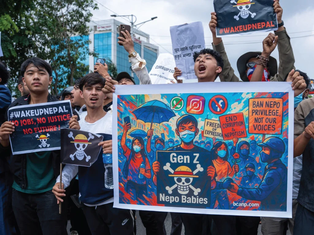 Memes as the new battle flags of  Gen Z revolts